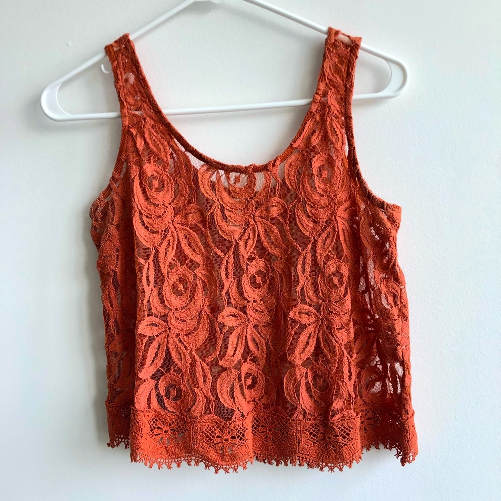 Lacey crop top